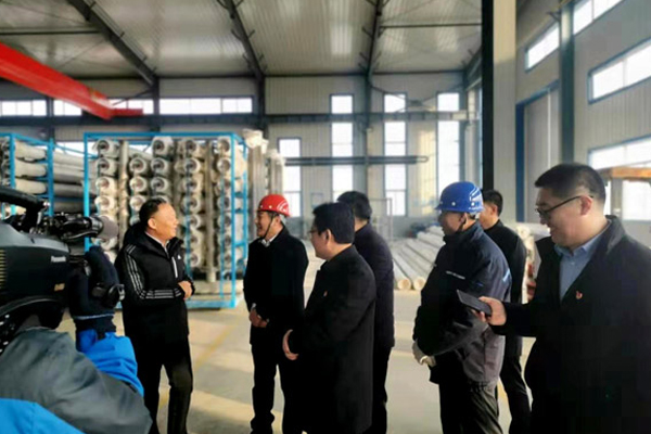 北票市委書記張秀軍走進一諾環境產業園，踐行“不忘初心、牢記使命”主題教育