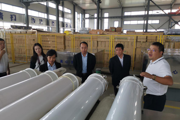 陜西航天建設集團有限公司總經(jīng)理、黨委副書記謝明娟率隊赴遼寧一諾環(huán)保產(chǎn)業(yè)集團開展考察調(diào)研工作